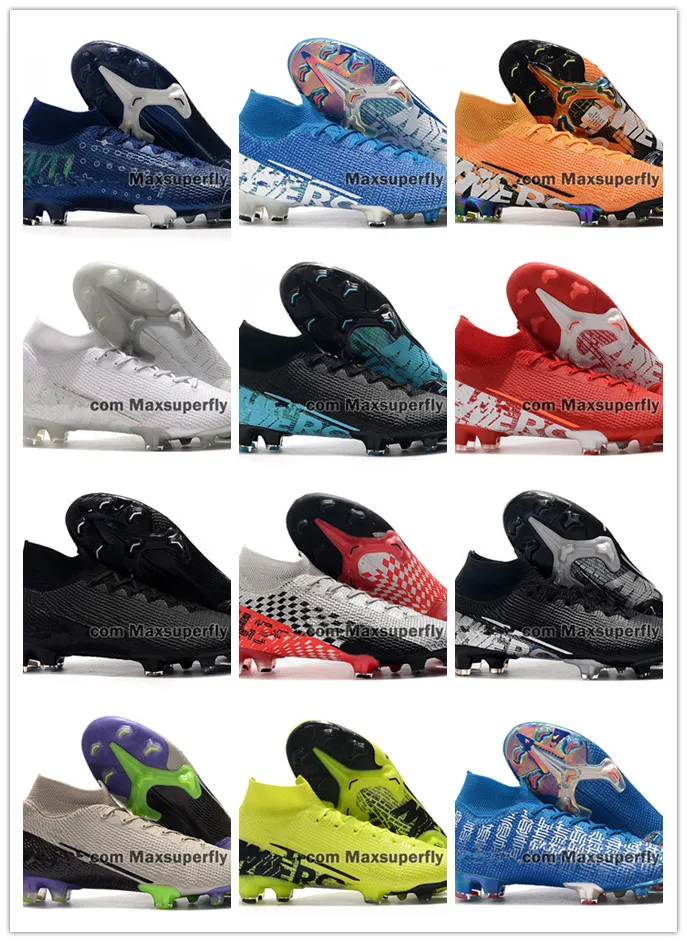 

Mens Superfly VII 7 360 Elite SE FG CR7 Ronaldo Neymar NJR MDS 001 Dream Speed Boys Soccer Shoes Football Boots Cleats