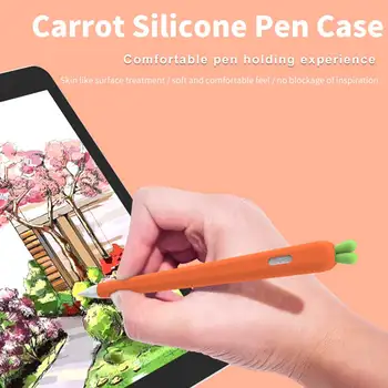 

Accessories Silicone Sleeve Anti-scratch Soft Holder Cartoon Cute Dustproof Protective Cover Skin Case For Apple Pencil 1st 2nd