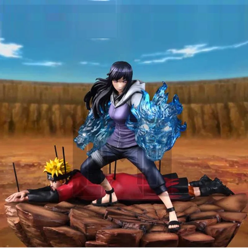 Наруто Hyuga Hinata Uzumaki Наруто Hyuga Ichizoku GK статуя смолы фигурка Коллекция Модель игрушки X4164
