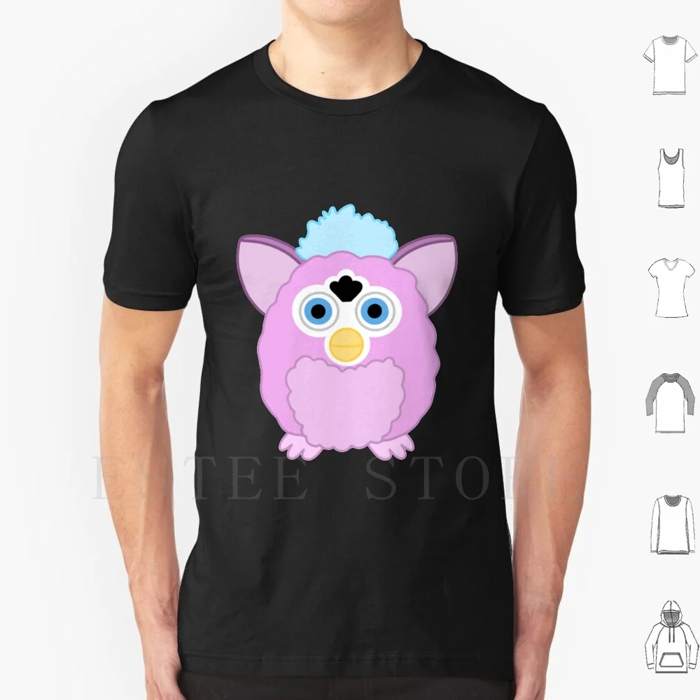 Furby T Shirt Diy Big Size 100% Cotton Furby Simpatici Giocattoli Anni '90 Giocattoli Anni '90