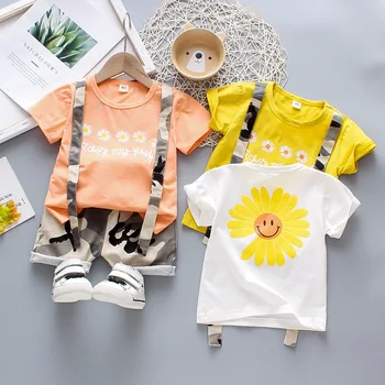 

Summer Baby Clothes Set for Boys Clothing Cotton Printed T-shirt Pant 2pcs Outfits Suits Children Clothing Sets Kids Boy Clothes