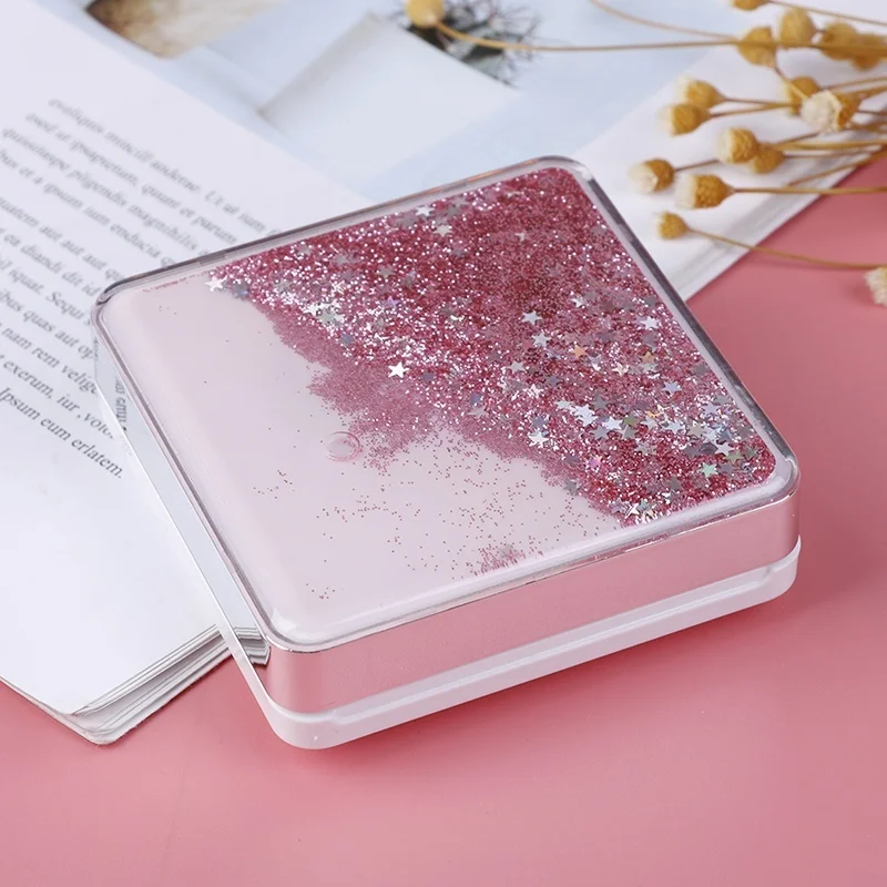 DIY BB крем воздушная подушка основа пустой контейнер коробка держатель туалетный чехол 1 шт - Цвет: square-pink