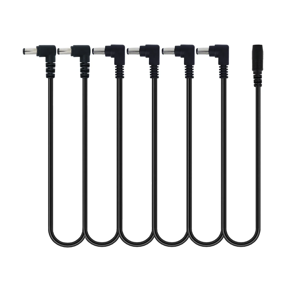 Daisy Chain 1 to 3 5 6 8 Ways Splitter Guitar Effects Pedal Accessories Power Supply Cable For 9V DC Adapter Plug