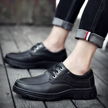 

mens dress business shoes Gentleman's Lace-Up Dress shoes Male Flats Derby comfortable outdoor oxford shoes for men big size 48