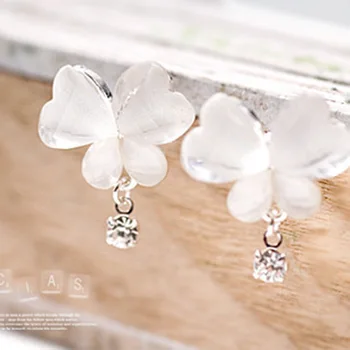 

Earings Aretes Brinco Zinc Alloy Animal 2019 Japanese And Korean Fashion New Hot Butterfly Earrings Pendant Ladies Wholesale