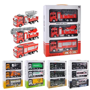 

Metal Diecast Toy Vehicles Alloy Toy Car Toy model 1:48 Roller Dump Truck Excavator Bulldozer Tanker Forklift Tractor Toy Set