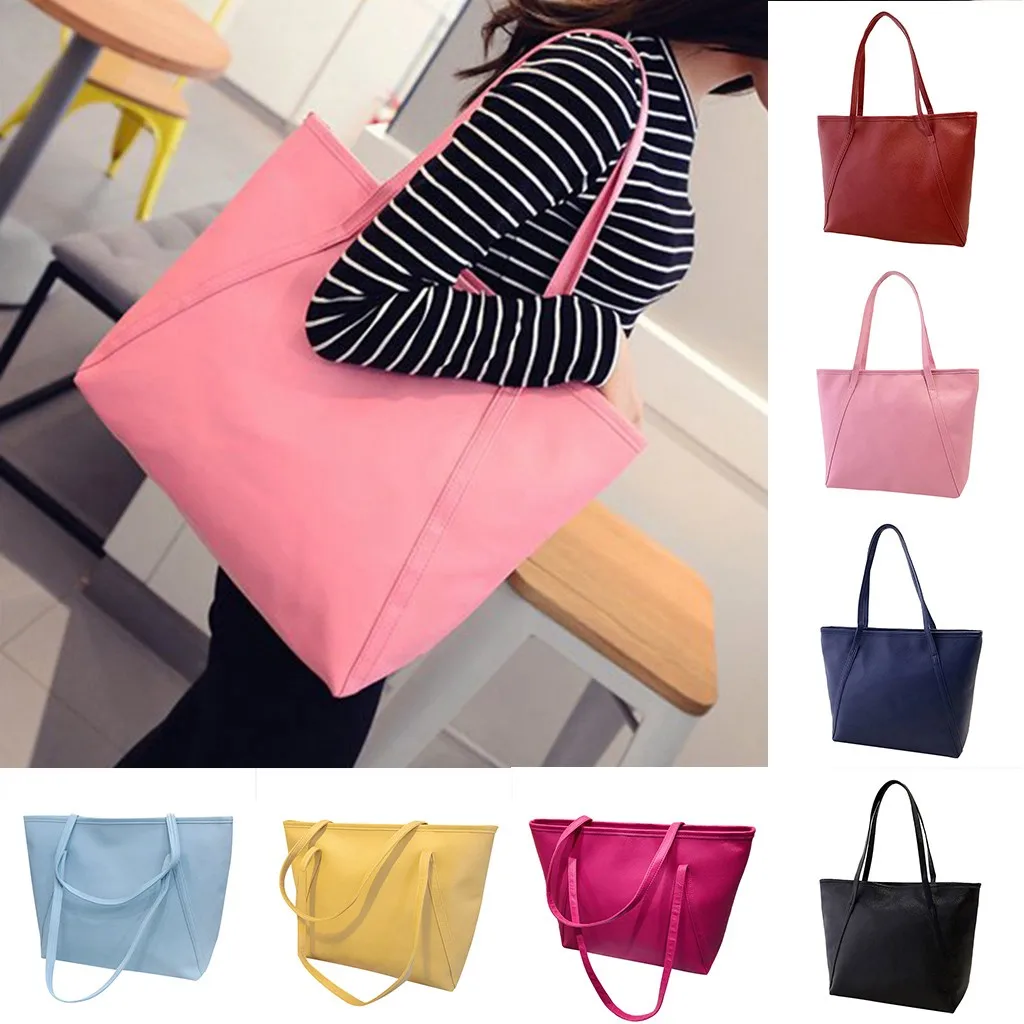 

MAIOUMY Handbags Women's Bag Solid Simple High Capacity Messenger Handbag Totes Satchel Shoulder Bags