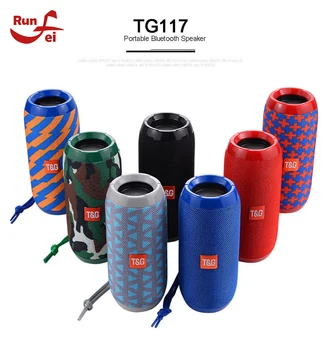 

TG117 Portable Speaker Wireless Bluetooth Speakers Soundbar Outdoor Sports Waterproof Support TF Card Aux FM Radio