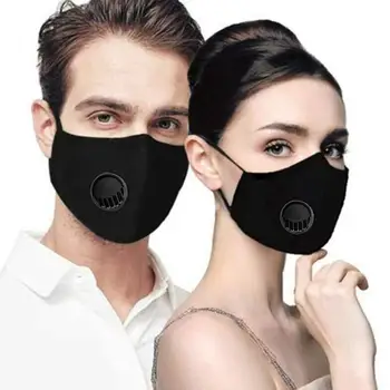 

PM2.5 Respirator Activated Carbon Filtration Unisex Haze Mask Scarf with Two Filters Washable Windbreak