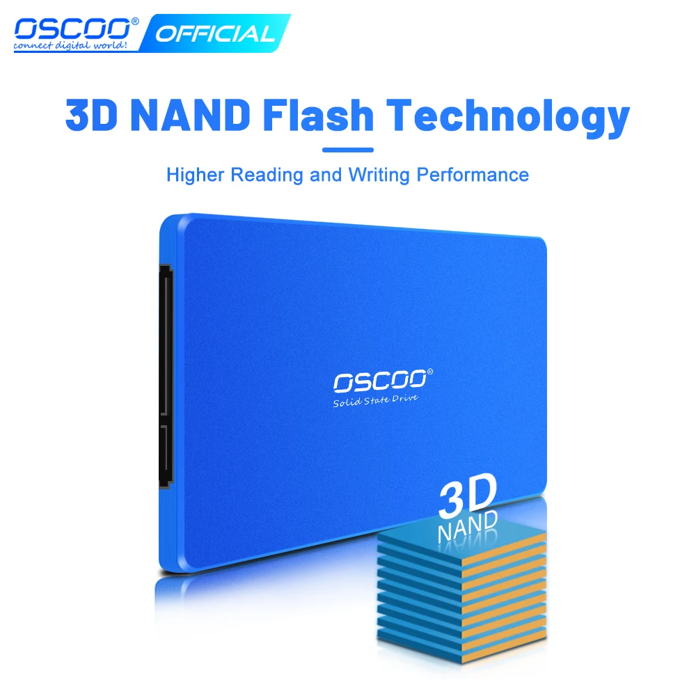 OSCOO SSD 2.5, ǻ  ƮϿ   ÷ ϵ ̺,   SSD ϵ ũ, SATA3, 1TB, 512GB