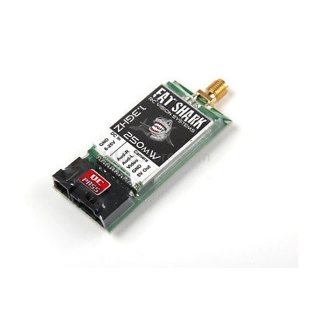 Видеопередатчик Fat Shark FSV2466 1G3 250 мВт VTX 1 3 ГГц 8Ch видео 5 в TX NTSC/PAL Fatshark|Детали и