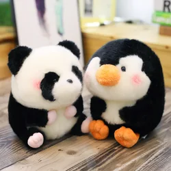 Animal de estimação bonito panda piggy hamster coelho mouse boneca de pelúcia boneca presente aniversário crianças pelúcia travesseiro