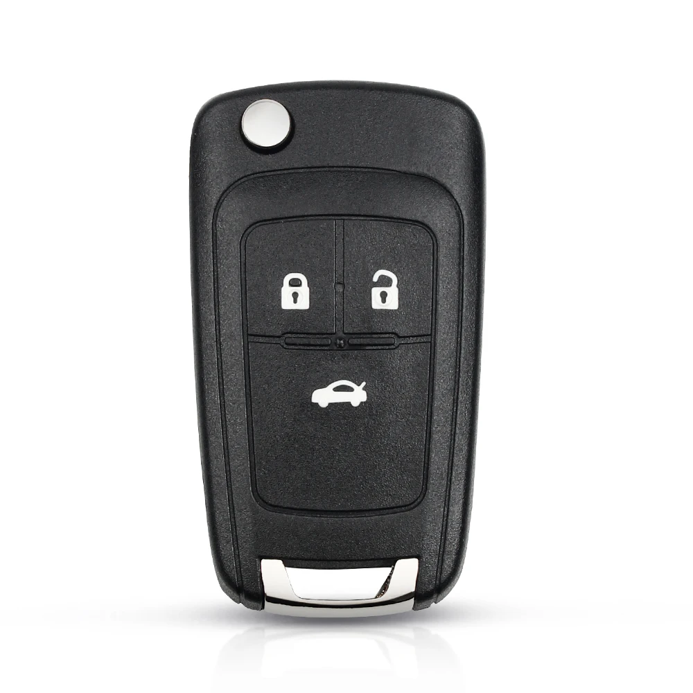 KEYYOU 3 кнопки модифицированный флид складной автомобиль пустой корпус для дистанционного ключа брелок крышка Стайлинг для Chevrolet Aveo левое лезвие