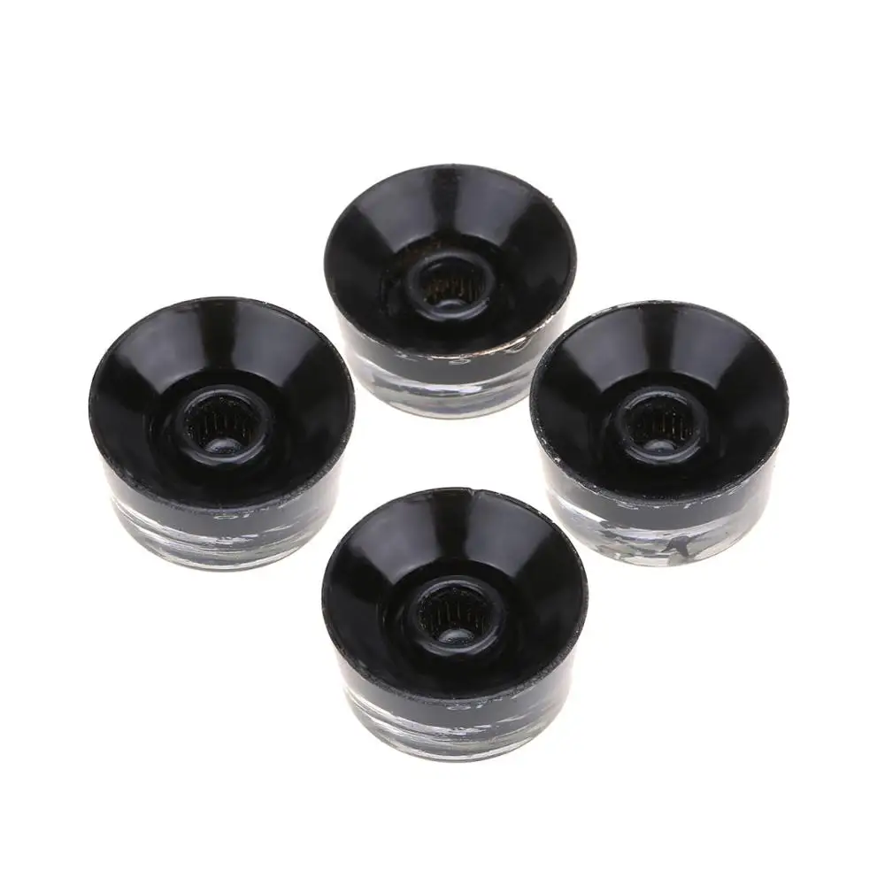 Black Musiclily Pro Metric Size Abalone Bird Top Guitar Speed Control Knobs for Epiphone Les Paul SG Style Set of 4 