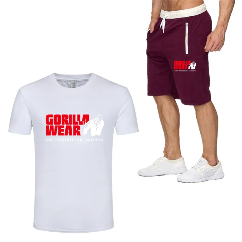 

Tracksuit Men Sets Male Sweatshirt Pants Summer Men's Cropped T Shirt Shorts Casual Suits Sportswear Mens Clothing