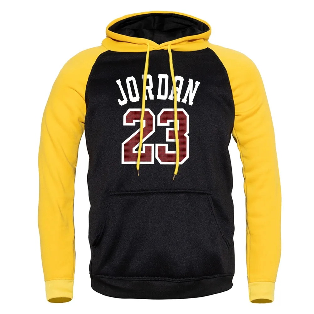 Горячая Распродажа Осень Зима Jordan 23 с капюшоном реглан Мужская Уличная Повседневная Толстовка Мужская хип-хоп спортивная одежда