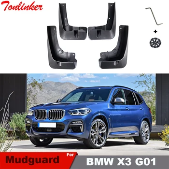 

Tonlinker For BMW X3 G01 Mudflap Fender Mudguard Car 4 PCS ABS Plastic Mudflaps Flap Splash Accessories