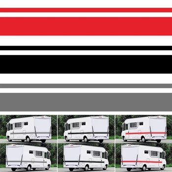 

5PCS Motorhome Vinyl Stripes Graphics Stickers Decals Camper Van Car Stripes