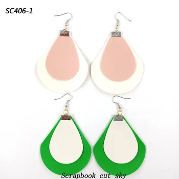 

Half moon earring pendant Scrapbook cut sky & steel wooden dies Compatible with most machines