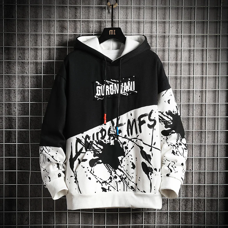 patchwork Mens Hoodies Yellow Hoodie Streetwear thick Sweatshirt Hip Hop Printed Sweatshirts Male Fashion patchwork Mens Hoodies Yellow Hoodie Streetwear thick Sweatshirt Hip Hop Printed Sweatshirts Male Fashion