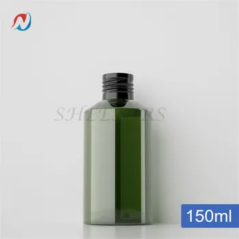 

FreeShip 10pcs 150ml 5oz Aluminum Screw Cap Bottle Travel Container Plastic Empty Lotion Bottle for Liquid Lotion Essential Oils