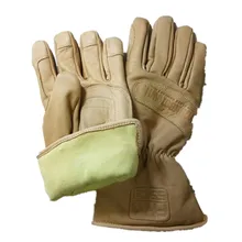 Полностью из воловьей кожи водонепроницаемые, ветрозащитные, теплые, огнестойкие, маслостойкие и режущие рабочие перчатки(большие