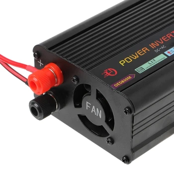 

600W Power Inverter DC 12V to 220V AC Cars Inverter with Car Adapter & USB Port E7CA