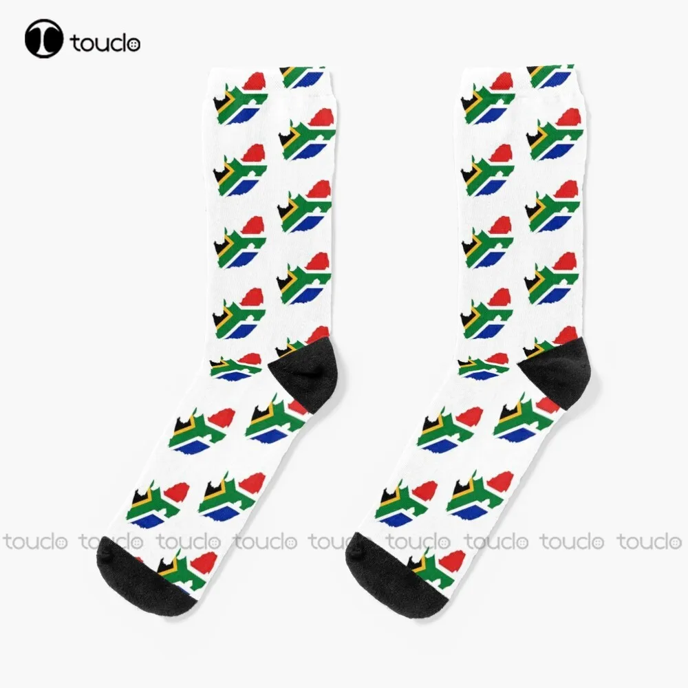 

Flag Of South Africa Socks Unisex Adult Teen Youth Socks Personalized Custom 360° Digital Print Hd High Quality Christmas Gift