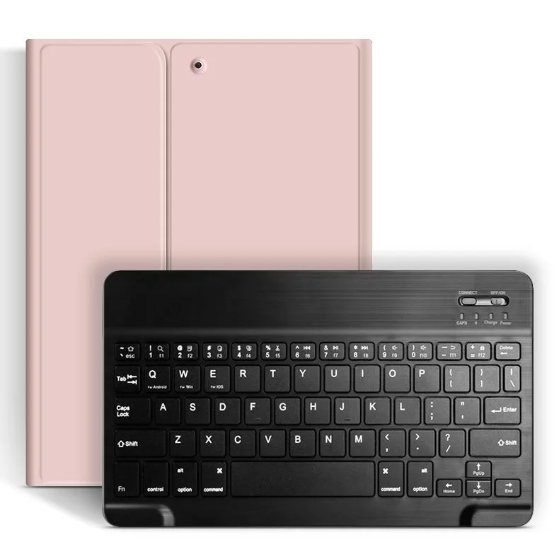 UTHAI E020 для iPad Pro 10,5/Air 3 чехол Универсальный ультра-тонкий магнитный чехол для клавиатуры умный силиконовый Автоматический Режим сна/со слотом для ручки - Цвет: Black keyboard