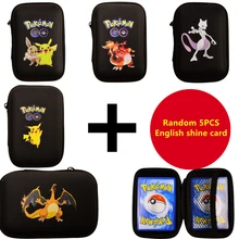 

Pokemon card 50 card capacity card holder Hard shell Cartoon characters V amx Gx Ex V Children's toys Collection Birthday gifts