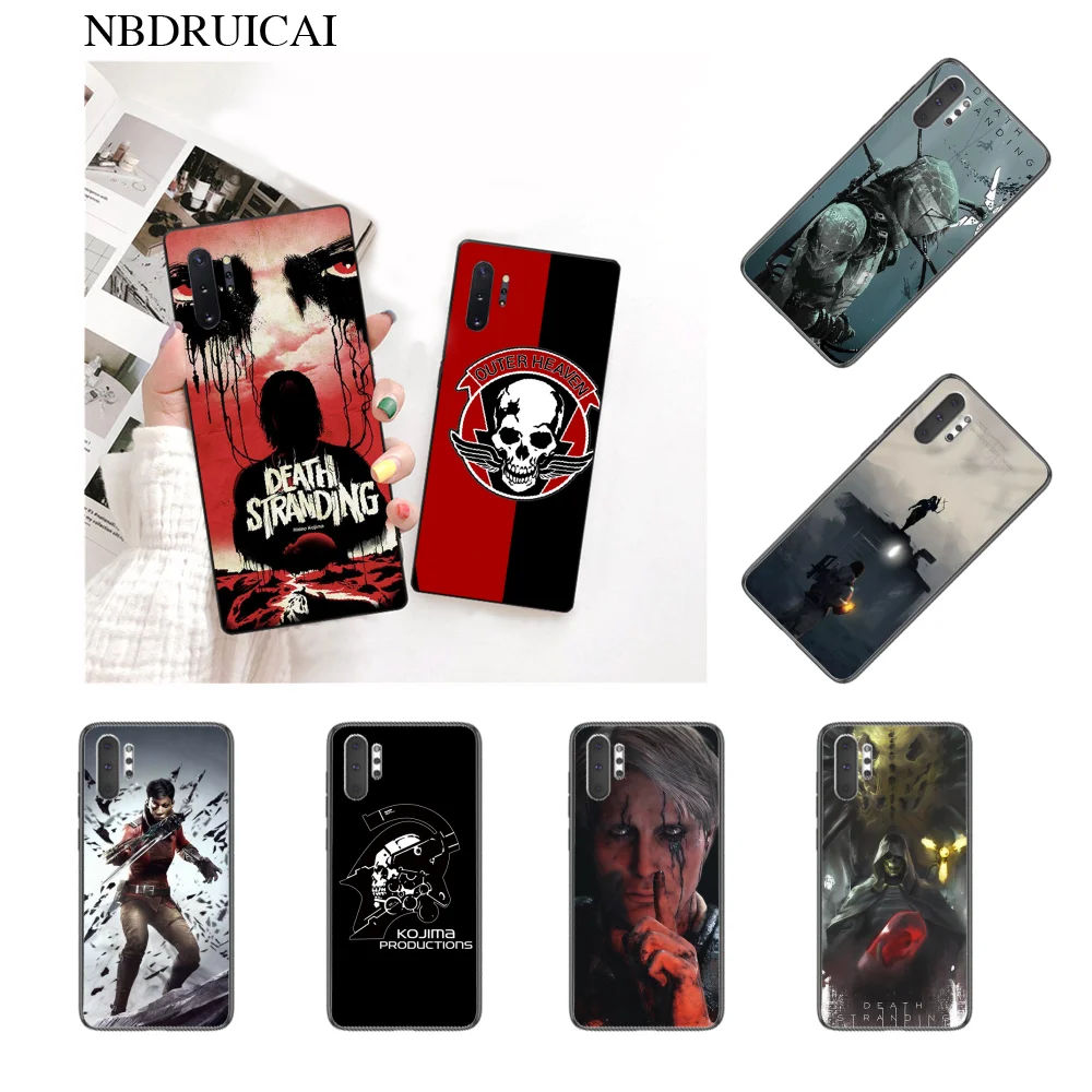 Мягкий черный чехол для телефона NBDRUICAI Death Stranding Samsung Note 3 4 5 7 8 9 10 pro M10 20 30|Бамперы| |
