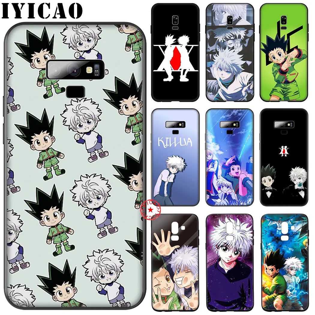 Anime Hunter x Black Soft Silicone Case for Samsung Galaxy A70S A20E A2 J4 J6 Core Plus Prime J7 Duo J8 TPU Cover |