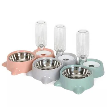

Automatic Pet Feeder Water Dispenser Cat Dog Drinking Bowl Dogs Feeder Dish Cat Feeding Watering Supplies High Quality