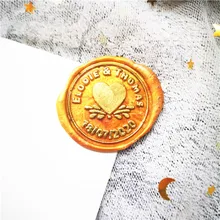 На заказ две инициалы воск печать штамп, индивидуальная восковая печать комплект печатей, свадебные пригласительные печати, свадебный подарок, индивидуальный воск штамп