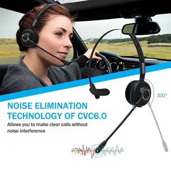 

Bluetooth Headset Hands-free Wireless Headphones With Mic Noise Cancelling Skype Headset For iPhone xiaomi Samsung Huawei