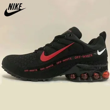 

Unisex nike shoes Women original off white X Nike MAX 1906 Men's Running Shoes Sport air cushion shoes Men's black Sneaker