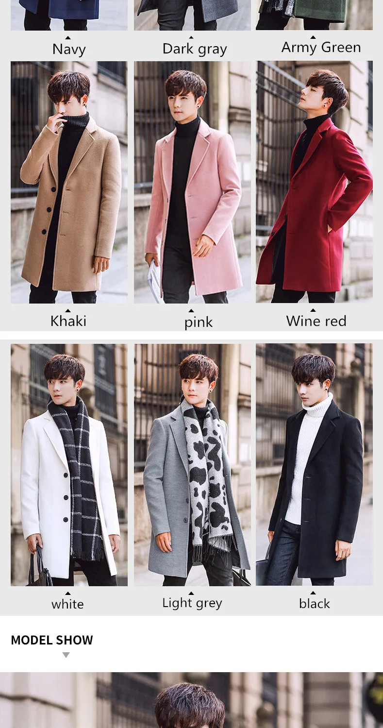 Шерстяное мужское пальто, шерстяное пальто, зима-осень, Мужское пальто, модная брендовая одежда, теплое шерстяное пальто на подкладке для мужчин, 5XL
