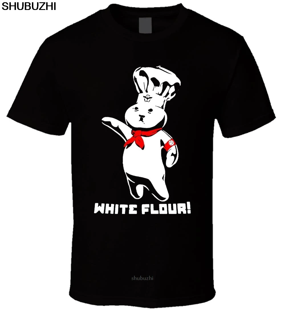 Черная футболка Doughboy с рисунком белой муки 3 Мужская Новая модная бесплатная