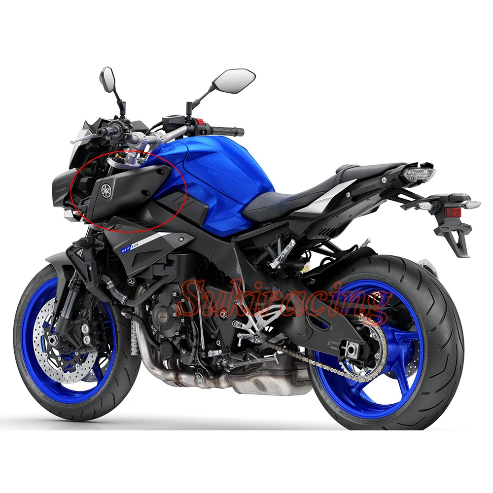Для yamaha mt10 левый и правый углеродное волокно Передняя боковая панель обтекатель наборы крышка для MT10 MT-10 MT 10