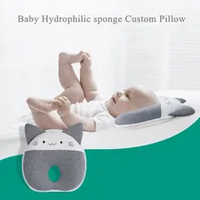 Oreillers à tête plate pour bébé, en tissu spécial, en mousse, respirant, pour le sommeil, oreiller pour nouveau né