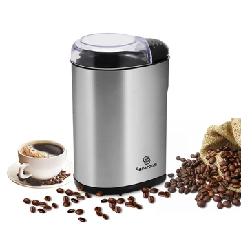 

Kitchen Electric Coffee Grinder 220W Salt Pepper Grinder Powerful Grind Machine Electronic For Spice Nuts Seeds Coffee Bean
