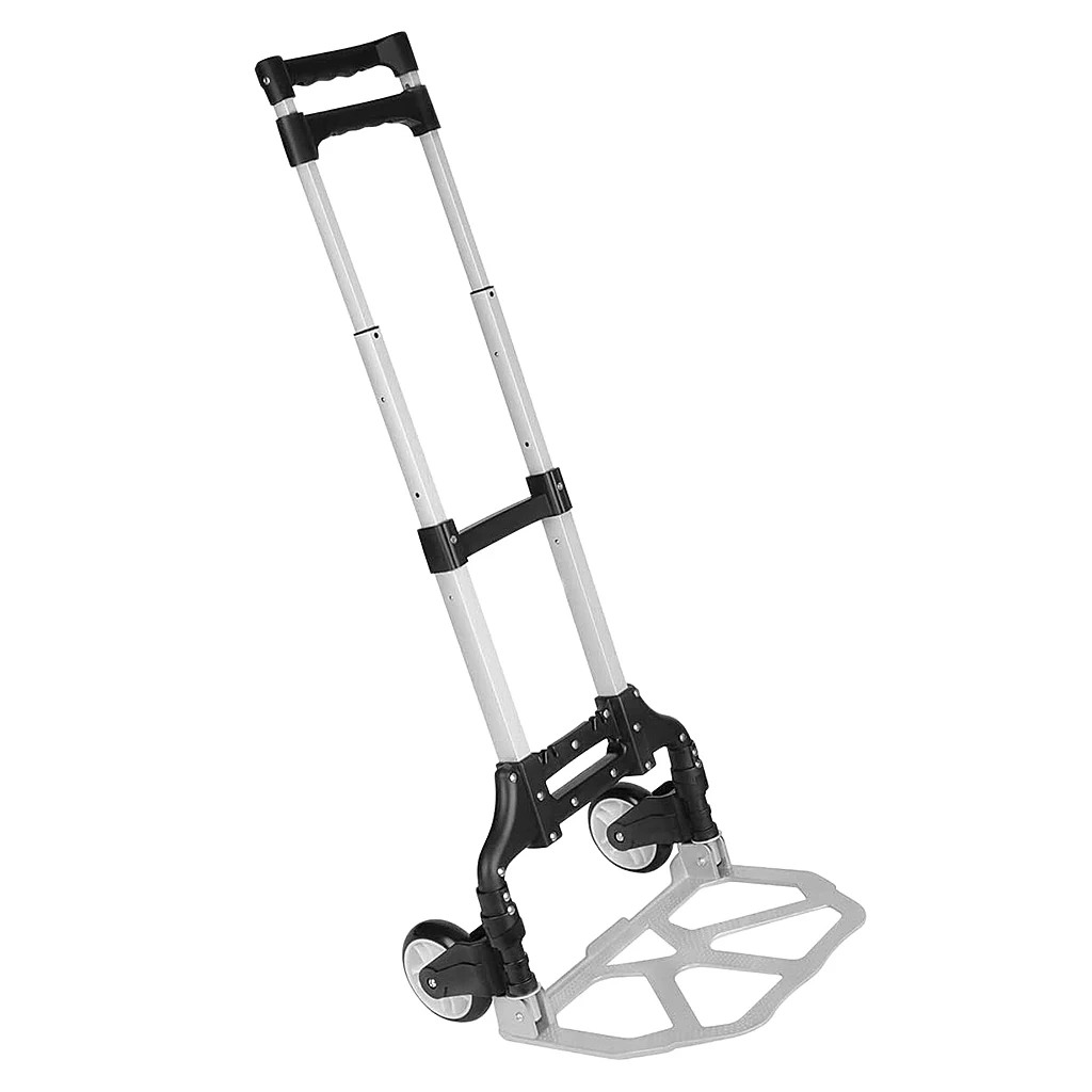Collapsible Hand Truck Trolley travel Folding Cart Metal wheel Handle 170lbs New 