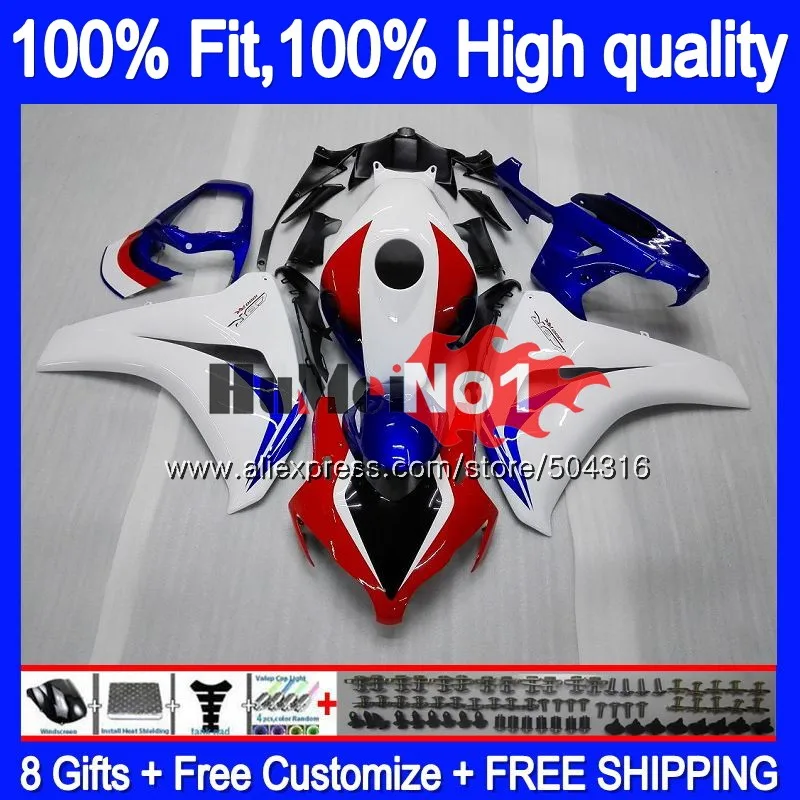 Инжекторный обтекатель для HONDA CBR1000 CBR 1000 RR CC сине-белый 48MC.3 1000RR 2008 2009 2010 2011 CBR1000RR 08 09