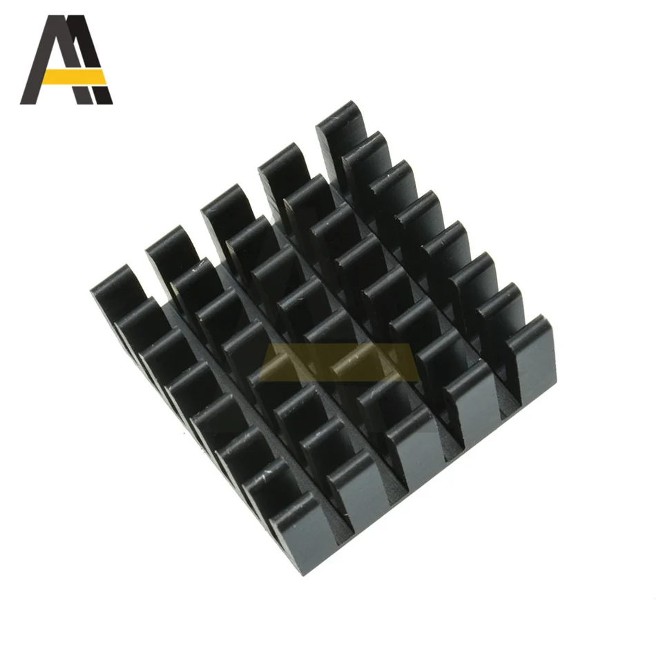 Dissipatori Di Calore In Alluminio 50x25x10mm Con Nastro Termico – Confezione Da 2 Pezzi – Per Raspberry Pi, LM2596, PCB