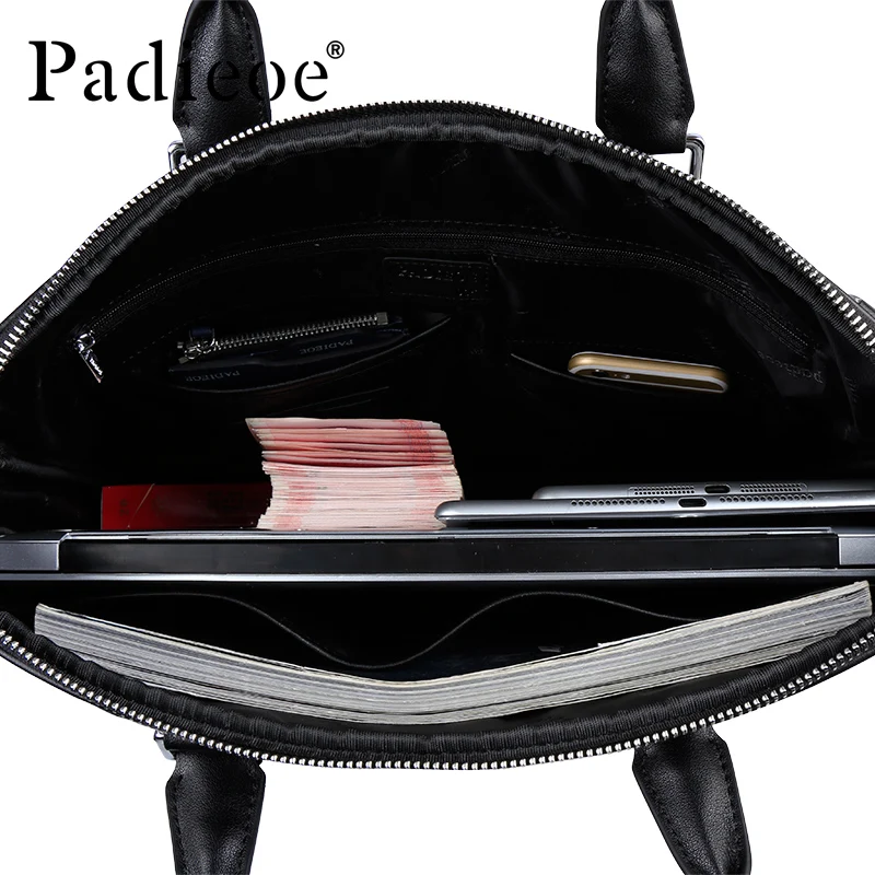 Padieoe, мужская сумка, портфель, кожаная сумка для компьютера, сумка-мессенджер, сумочка, кошельки, работа из натуральной кожи