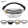 Buylor taille Pack Fanny Pack pour femmes holographique femme ceinture sac filles mode géométrique taille Packs Laser poitrine téléphone pochette ► Photo 1/6