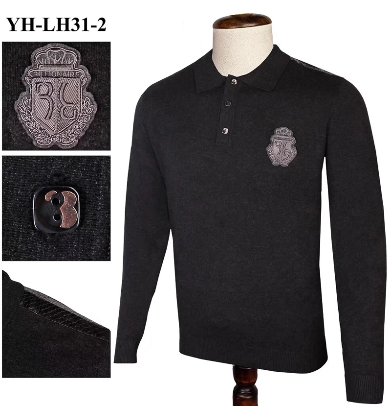 

Billionaire Sweater Snake skin men's 2019 winter new Business quality zipper Fashion casual big size M-4XL free shipping