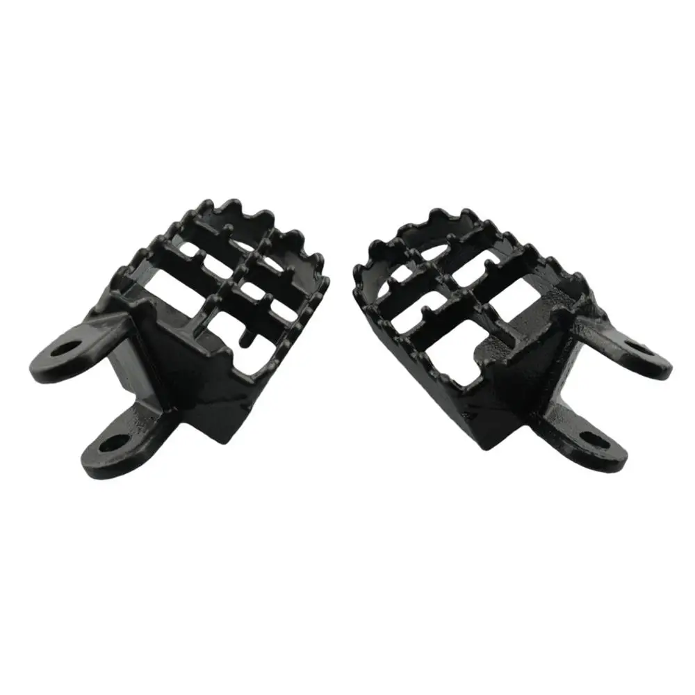Серые стальные подножки для мотоцикла Подножка для Kawasaki KLX250 1994-1996 1995 KLX 650 300R заменить MX гонки ноги Расслабление ног колышки