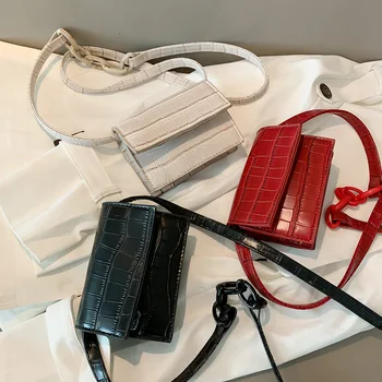 

Vintage Fashion Retro Women Messenger Bags PU Stone Leather Small Solid Ladies Shoulder Travel Handbags Solid Female Tote