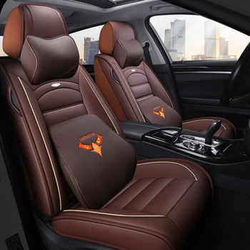 

Full Coverage Eco-leather auto seats covers PU Leather Car Seat Covers for kia niro optima sorento soul spectra sportage 2 3 4